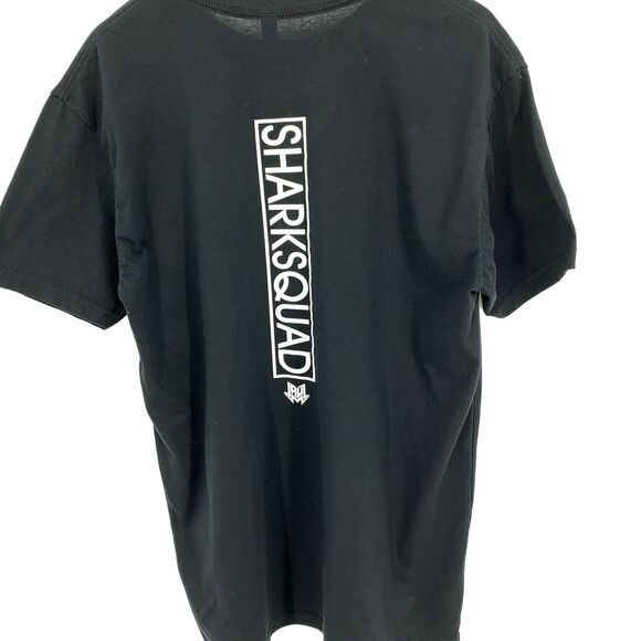Next Level Apparel Men's Sharksquad Black T-Shirt Size L - Picture 4 of 6